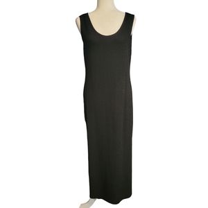 Danielle Casey Maxi Dress Black Dress  Vintage Made in USA Size 12